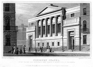 Cappella di Finsbury, Islington, Londra, 1827