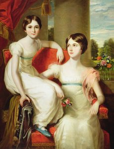 Ritratto di Lady Caroline Augusta (m.1898) e Lady Henrietta (m.1860) Pelham-Clinton