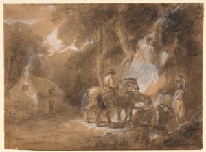 La Sosta alla Sorgente da Thomas Barker