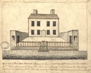 Levers House, Manchester, 1819 da Thomas Barritt