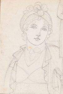 Ritratto a mezzo busto di Emma Hamilton