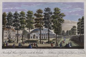 Ranelagh House e Gardens con la Rotonda, Londra, 1745
