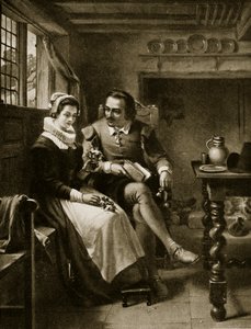 Il corteggiamento di Shakespeare, illustrazione da 