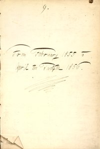 Diari di Thomas Butler Gunn - Volume 7, pagina 5, 1855-1856 da Thomas Butler Gunn