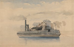 Draga a Twickenham, 22 settembre 1874 da Thomas Charles Leeson Rowbotham