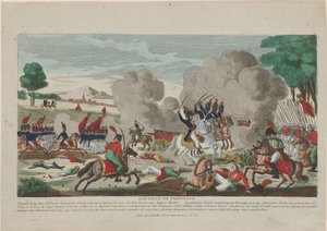 La battaglia di Friedland. Una carica della Guardia Leib russa il 14 giugno 1807, 1808 da Thomas Charles Naudet