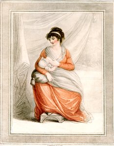 Donna che allatta, ca. 1780-1820 da Thomas Cheesman