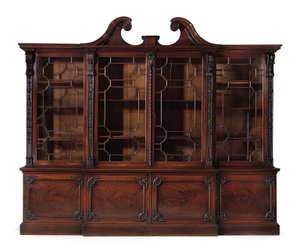 Una libreria a fronte spezzata di Giorgio III