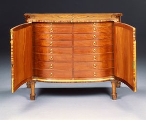 Una delle due comò di Giorgio III da Thomas Chippendale