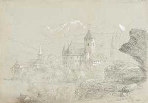 Castello di Spiez, lago di Thun da Thomas Cole