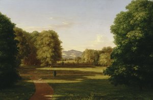 Giardini della dimora signorile Van Rensselaer da Thomas Cole