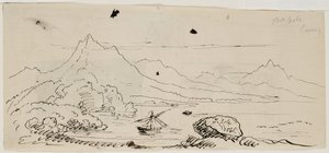 Schizzo di paesaggio, 1841 da Thomas Cole