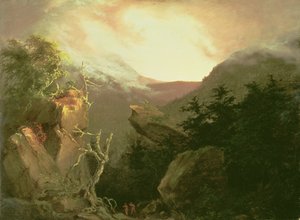 Alba sulla montagna da Thomas Cole