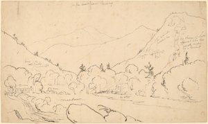 Sulla strada da Conway da Thomas Cole