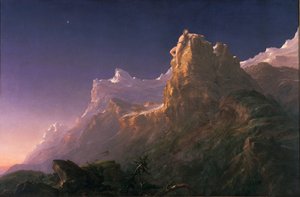 Prometeo incatenato da Thomas Cole