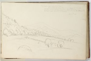 Schroon Mountain dalla testa del lago Schroon da Thomas Cole