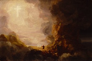 Il pellegrino della croce alla fine del suo viaggio (studio per la serie "La croce e il mondo")