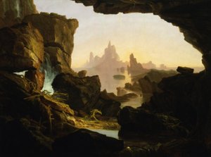 Il calare delle acque del diluvio da Thomas Cole