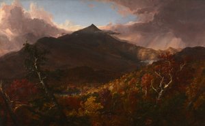 Veduta del monte Schroon, contea di Essex, New York, dopo una tempesta da Thomas Cole