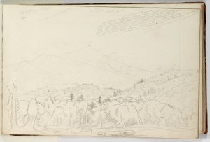 Veduta del Monte Schroon guardando a nord, 28 giugno da Thomas Cole