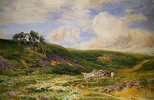 Paesaggio con carro