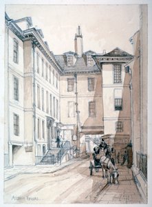 Austin Friars Street, Città di Londra, 1851 da Thomas Colman Dibdin