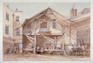 Blossoms Inn, Lawrence Lane, Città di Londra, 1854