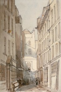 Change Alley, City of London, 1850 da Thomas Colman Dibdin