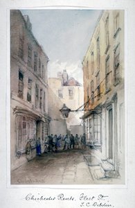 Veduta di Chichester Rents, Fleet Street, Londra da Thomas Colman Dibdin