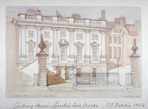 Veduta di Lindsey House, Lincoln