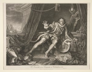 Mr. Garrick nel ruolo di Riccardo III da Thomas Cook