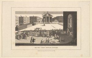 La gloria di Rich, o il suo ingresso trionfale a Covent Garden, dicembre 1732, 1 novembre 1809 da Thomas Cook