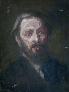 Ritratto dello scultore Pier Pander (1864-1919) da Thomas Cool