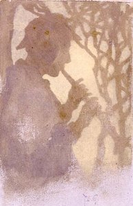 Un abitante del bosco, o Suonando per il Paese delle Meraviglie da Thomas Cooper Gotch