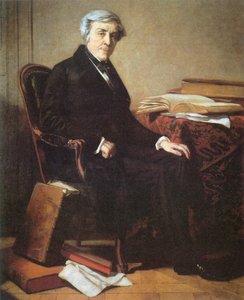 Ritratto di Jules Michelet (1798-1874) da Thomas Couture
