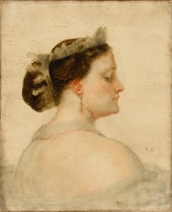 Ritratto di Mathilde Bonaparte 1820-1904, Principessa francese da Thomas Couture