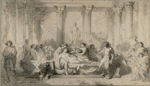 Studio per "La decadenza dei romani da Thomas Couture