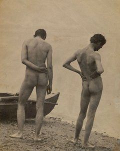 Thomas Eakins e John Laurie Wallace su una spiaggia, 1883
