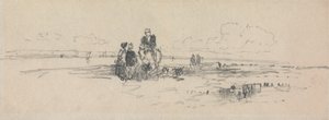 Figure sulla riva da Thomas Creswick
