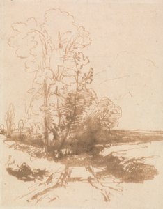 In una strada di campagna da Thomas Creswick