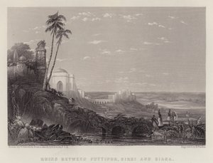 Rovine tra Futtipur, Sikri e Biana da Thomas Creswick