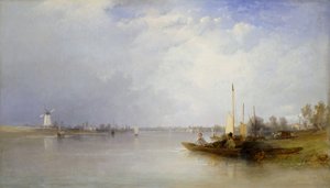 Veduta del Tamigi a Battersea, 1834