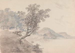 Akbarpur Gaut, vicino a Rhotas, India da Thomas Daniell