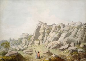 Figure a Brimham Crags da Thomas Daniell