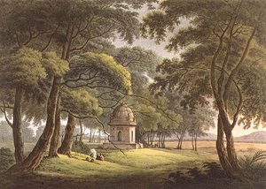 La tomba di una dama moresca, Bengala da Thomas Daniell