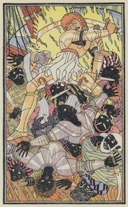 Illustrazione per Il Decamerone di Boccaccio (litografia a colori)
