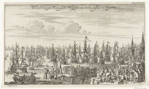 Partenza di Guglielmo III da Hellevoetsluis per l