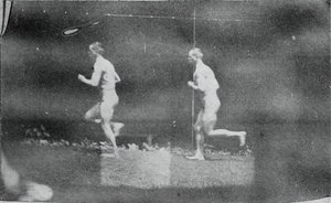 Fotografie della ruota di Marey di Jesse Godley da Thomas Eakins
