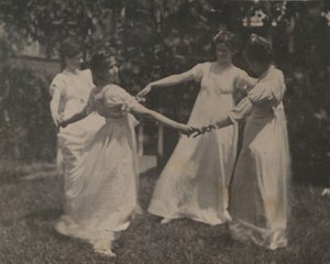 Susan Hannah Macdowell, ragazza non identificata, Elizabeth Macdowell e forse Mary Macdowell da Thomas Eakins