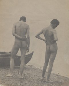 Thomas Eakins e John Laurie Wallace su una spiaggia da Thomas Eakins
